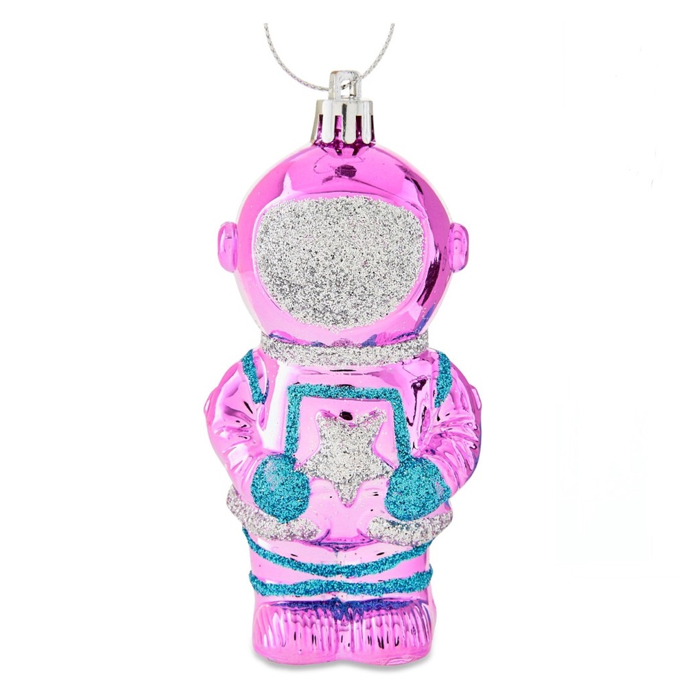 Pink Astronaut Christmas Ornament, 4.5 inch nwt